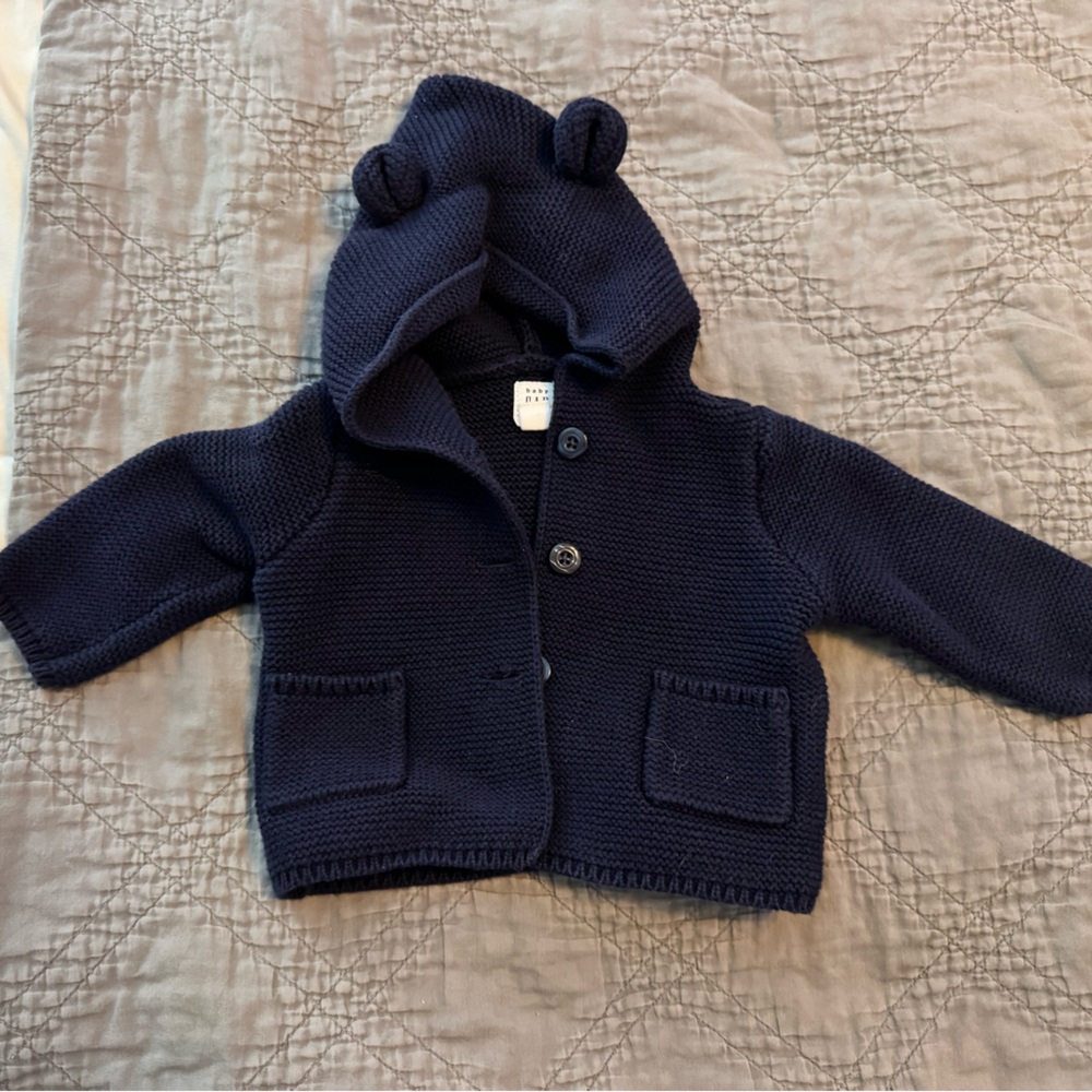 GAP Navy Blue Kids Sweater with Bear Ears